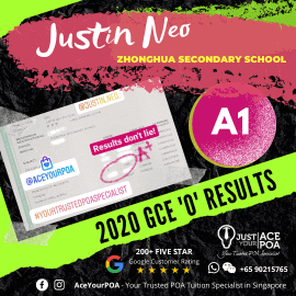 Ace Your POA 2020 O Level Testimonial Justin Neo